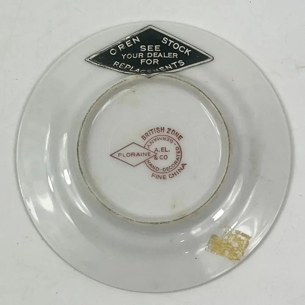 Syracuse Gallery Collection Boxed Mini Plate Gold Trim 3.75